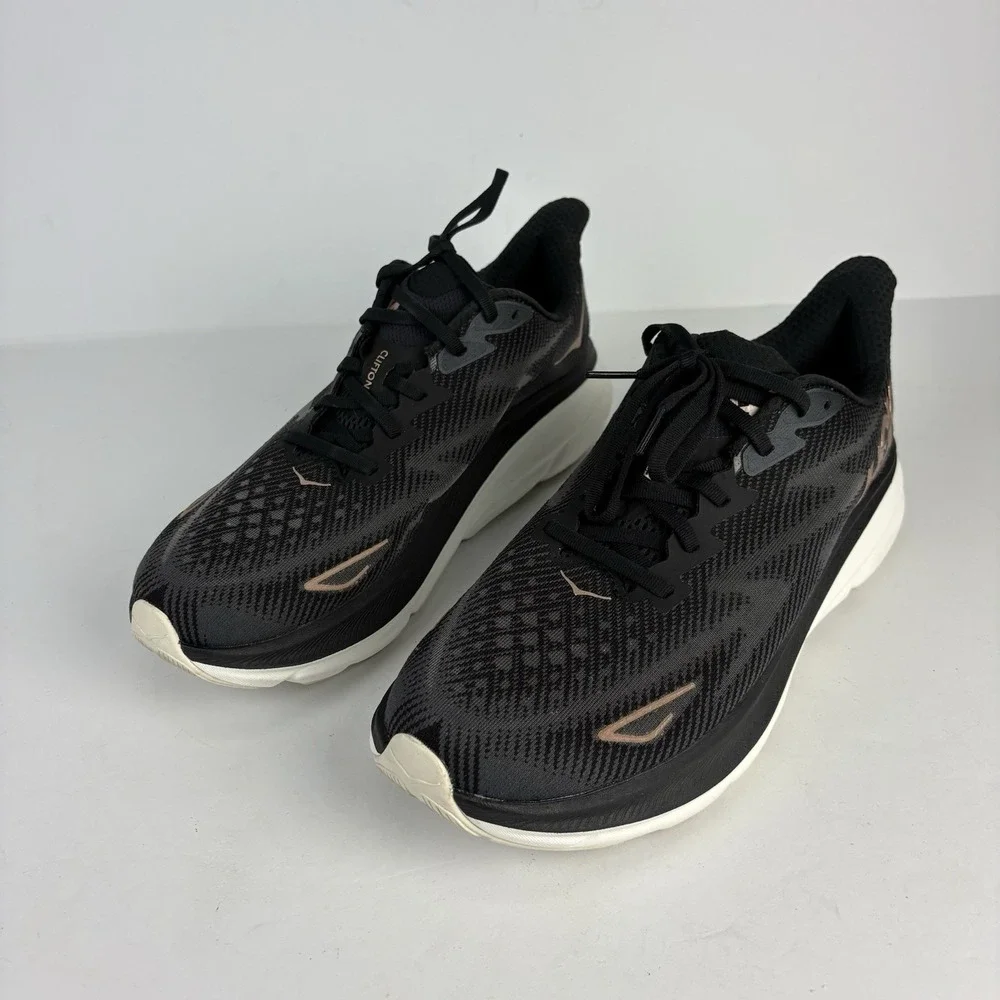 Size 10,5 Women's - Hoka One One HOKA Clifton 9 Black Rose Gold W